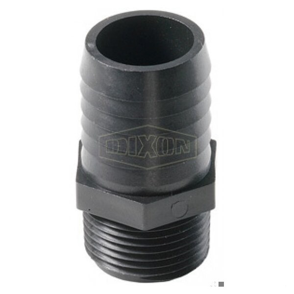 Dixon Tuff-Lite Hose Insert, 3/4 x 5/8 in, MNPT x Hose Shank, Polypropylene, Domestic PPN56 - main